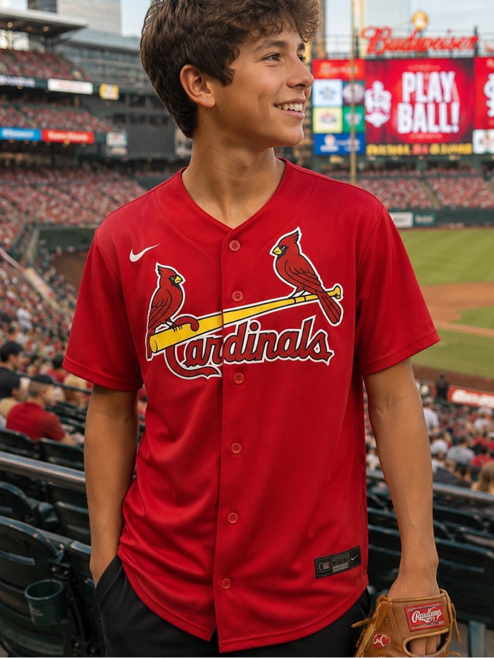 Yadier Molina St. Louis Cardinals Nike Youth Large 14/16 MLB Jersey